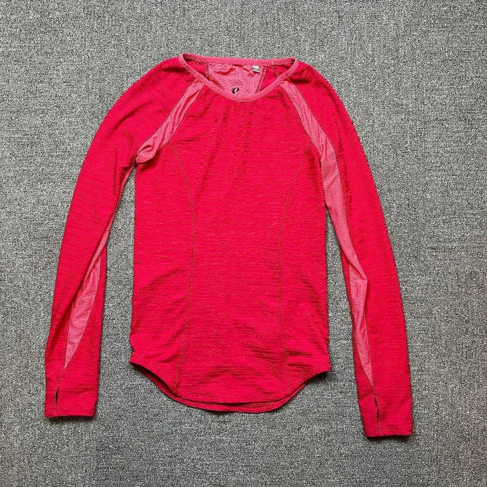 Pearl Izumi Long Sleeve Cycling Top in Pink Women's Size X-Small
